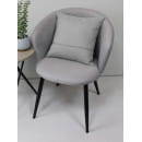 Наволочка декоративная 40x40 см, серый ФЬЮЖН MATEX 43-560 (43-560) 