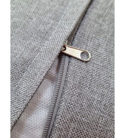 Наволочка декоративная 40x40 см, серый ФЬЮЖН MATEX 43-560