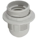 Патрон Е27 с кольцом, пластик, белый ЭРА (ACS PTR/KOL-E27-PLA-WH) 