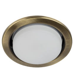 Светильник встраиваемый GX53 KL35 SB бронза ЭРА