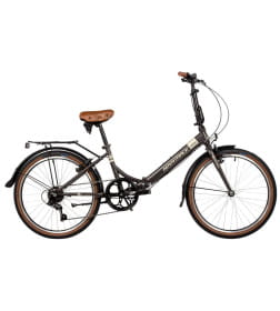 Велосипед NOVATRACK 24" складной, AURORA, коричневый