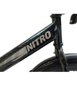 Велосипед FORWARD NITRO 16 (16" 1 ск.) 2023, черный