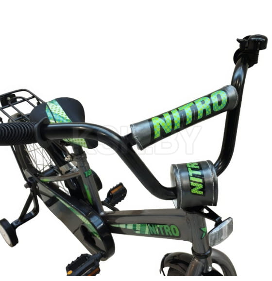 Велосипед FORWARD NITRO 16 (16" 1 ск.) 2023, темно-серый (IB3FS1129DGYXXX) 