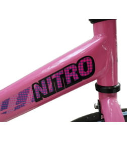 Велосипед FORWARD NITRO 16 (16" 1 ск.) 2023, ярко-розовый