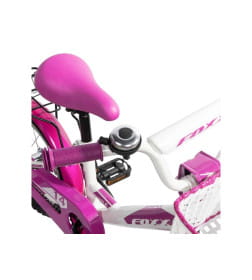 Велосипед FOXX 14" SIMPLE белый, сталь