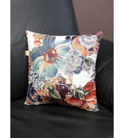 Подушка декоративная "Гобелен" 33x33 см (белый, бирюзовый, синий) MATEX CONCEPT. LINE 51-862