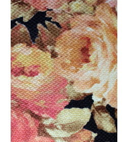 Наволочка декоративная 38x38 см, черный, розовый ФЬЮЖН FRESCO ГОБЕЛЕН MATEX 44-321