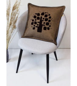 Подушка декоративная "Древо" 48x48 см (коричневый) MATEX ФЬЮЖН 04-424