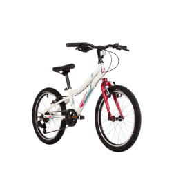 Велосипед NOVATRACK 20", NOVARA, белый, алюм., 6-скор, TY21/TS38/SG-6SI, V-brake