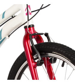 Велосипед NOVATRACK 20", NOVARA, белый, алюм., 6-скор, TY21/TS38/SG-6SI, V-brake