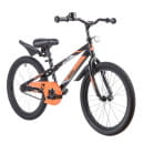 Велосипед NOVATRACK 20", JUSTER,  чёрный, тормоз ножной, защита  А-тип, пластиковые крылья (163078 205JUSTER.BK23) 