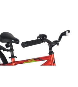 Велосипед NOVATRACK 20", JUSTER,  красный, тормоз ножной, защита  А-тип, пластиковые крылья