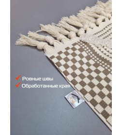 Коврик декоративный 60x90 см (бежевый; слоновая кость) MATEX TUFTED SLY2317