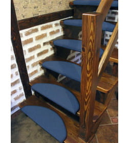 Коврик на ступеньки 23x65 см (синий) MATEX STEP 38-108