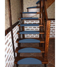 Коврик на ступеньки 23x65 см (синий) MATEX STEP 38-108