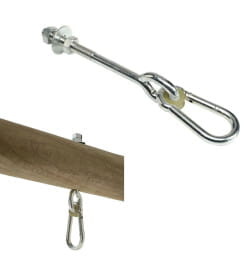 Подвес для детских качелей KBT сквозной тип O М10 100 мм 811.002.010.001