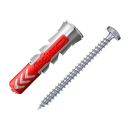 Дюбель распорный с саморезом полукруг. гол. 6x30 ( 12шт упак.) Fischer (535479f) 