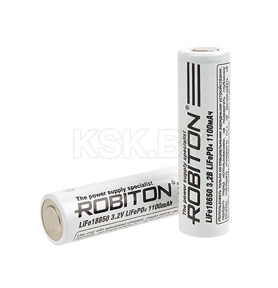 Аккумулятор LiFe18650 ROBITON БЛ13119 (БЛ13119) 