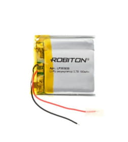 Аккумулятор 3.7В 180мАч ROBITON LP303030 БЛ14889