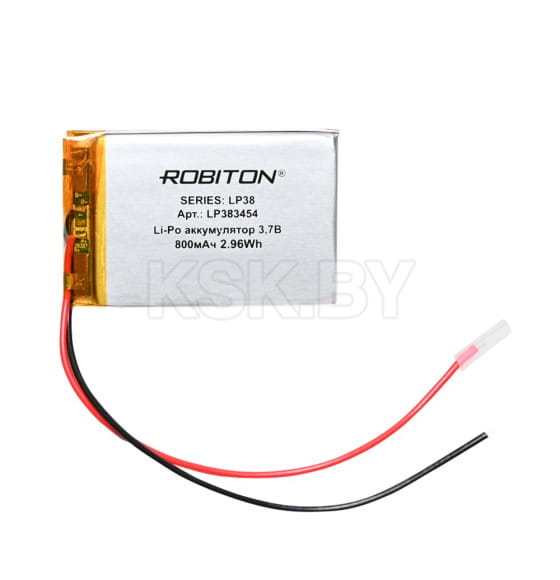 Аккумулятор 3.7В 800мАч ROBITON LP383454 БЛ14891 (БЛ14891) 