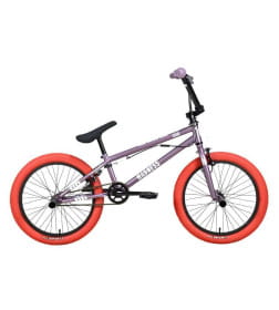Велосипед Stark'24 Madness BMX 2 фиолетово-серый/перламутр/красный