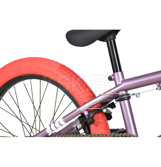 Велосипед Stark'24 Madness BMX 2 фиолетово-серый/перламутр/красный (HQ-0014367) 