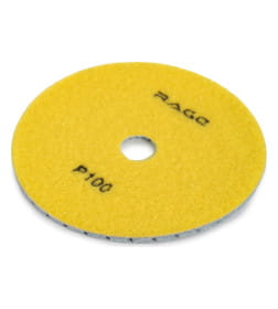 Алмазный гибкий шлифовальный круг 125 мм Р100 мокрое шлифование RAGE by VIRA 558113