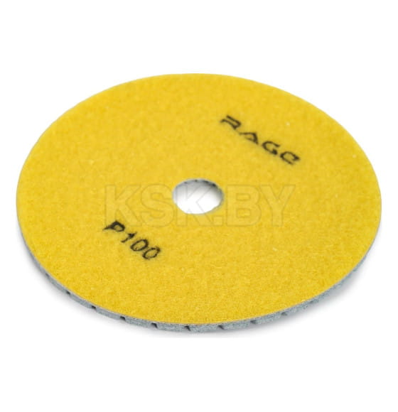 Алмазный гибкий шлифовальный круг 125 мм Р100 мокрое шлифование RAGE by VIRA 558113 (558113) 