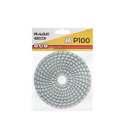 Алмазный гибкий шлифовальный круг 125 мм Р100 мокрое шлифование RAGE by VIRA 558113