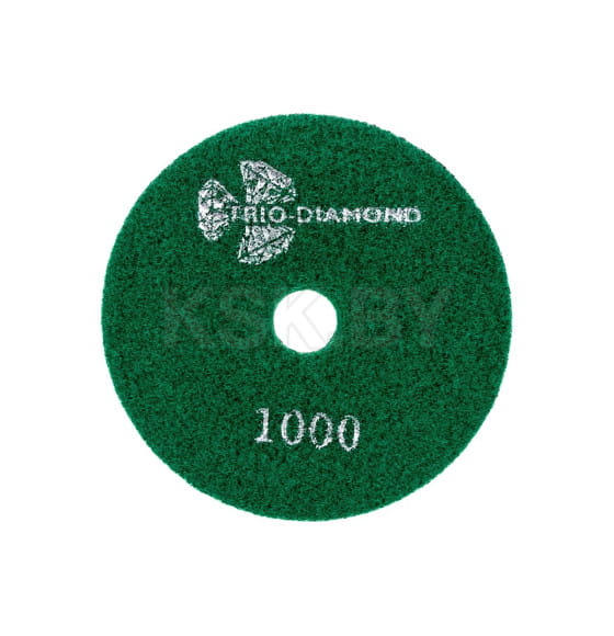Алмазный гибкий шлифовальный круг 100 мм № 1000 (сухая шлифовка) Trio-diamond 361000 (361000) 