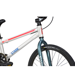 Велосипед Stark'24 Madness BMX Race серый/красный