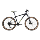 Велосипед Stark'25 Router 27.4 HD черный матовый/оливково-желтый L/20" (HQ-0017917) 