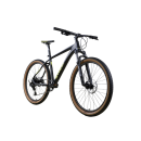 Велосипед Stark'25 Router 27.4 HD черный матовый/оливково-желтый L/20" (HQ-0017917) 