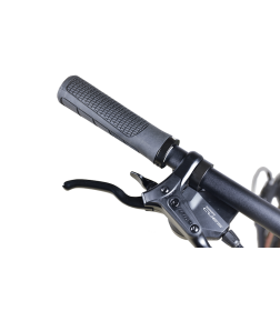 Велосипед Stark'25 Router 27.4 HD черный матовый/оливково-желтый L/20"