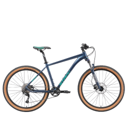 Велосипед Stark'25 Router 27.3 HD грозовой матовый/зеленый L/20"