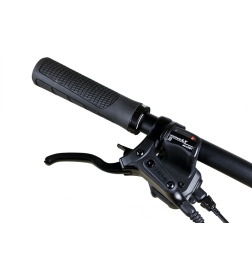 Велосипед Stark'25 Router 27.3 HD грозовой матовый/зеленый L/20"