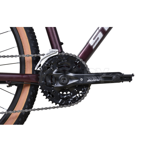 Велосипед Stark'25 Router 27.2 HD ежевичный матовый/белый призрак L/20" (HQ-0017928) 