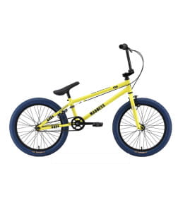 Велосипед Stark'25 Madness BMX 1 лимонный/черный/лазурный