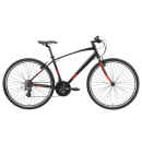 Велосипед Stark'24 Terros 28.3 V черный матовый металлик/оранжевый,черный 16" (HQ-0014211) 