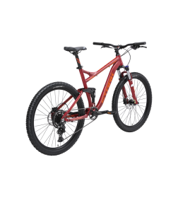 Велосипед Stark'24 Tactic FS 27.4 HD красный матовый/оранжевый 20"