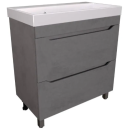 Тумба напольная VAKO Фрост Бетон 80 под умывальник Слим  (20155) 