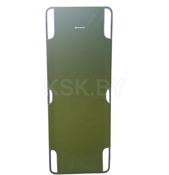 Кровать походная 120кг (стальная труба д.22) зеленый ромб/серый (T-N-BD630-98828-G) NISUS (Тонар) (T-N-BD630-98828-G) 