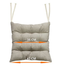 Подушка для сиденья 42x42 см (темно-бежевый) MATEX OXO 53-019
