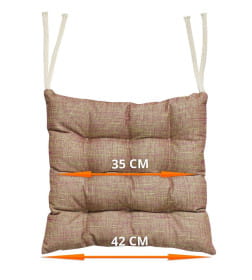 Подушка для сиденья 42x42 см (фуксия, зеленый) MATEX OXO 53-163