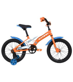 Велосипед Stark'23 Tanuki 16 Boy оранжевый/синий/белый