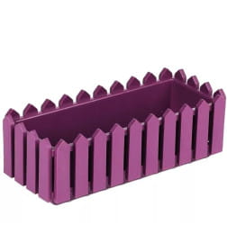 Кашпо прямоугольное "Лардо" 47х19,2х16 см (лиловый)