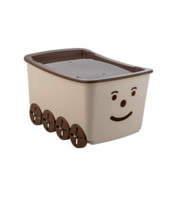 Контейнер для игрушек "ГУСЕНИЦА" (слоновая кость)