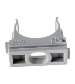 Крепеж- клипса для гофры Полистирол d=25мм  (уп.100шт) Промрукав