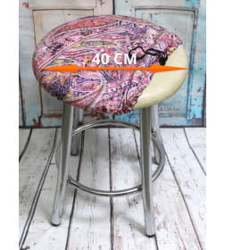 Чехол на табурет "Огурцы" 40x40 см (розовый, фиолетовый) MATEX CONCEPT. LINE 51-558