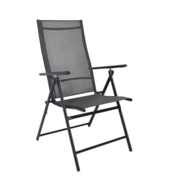 Кресло садовое CATANIA, серый/черный